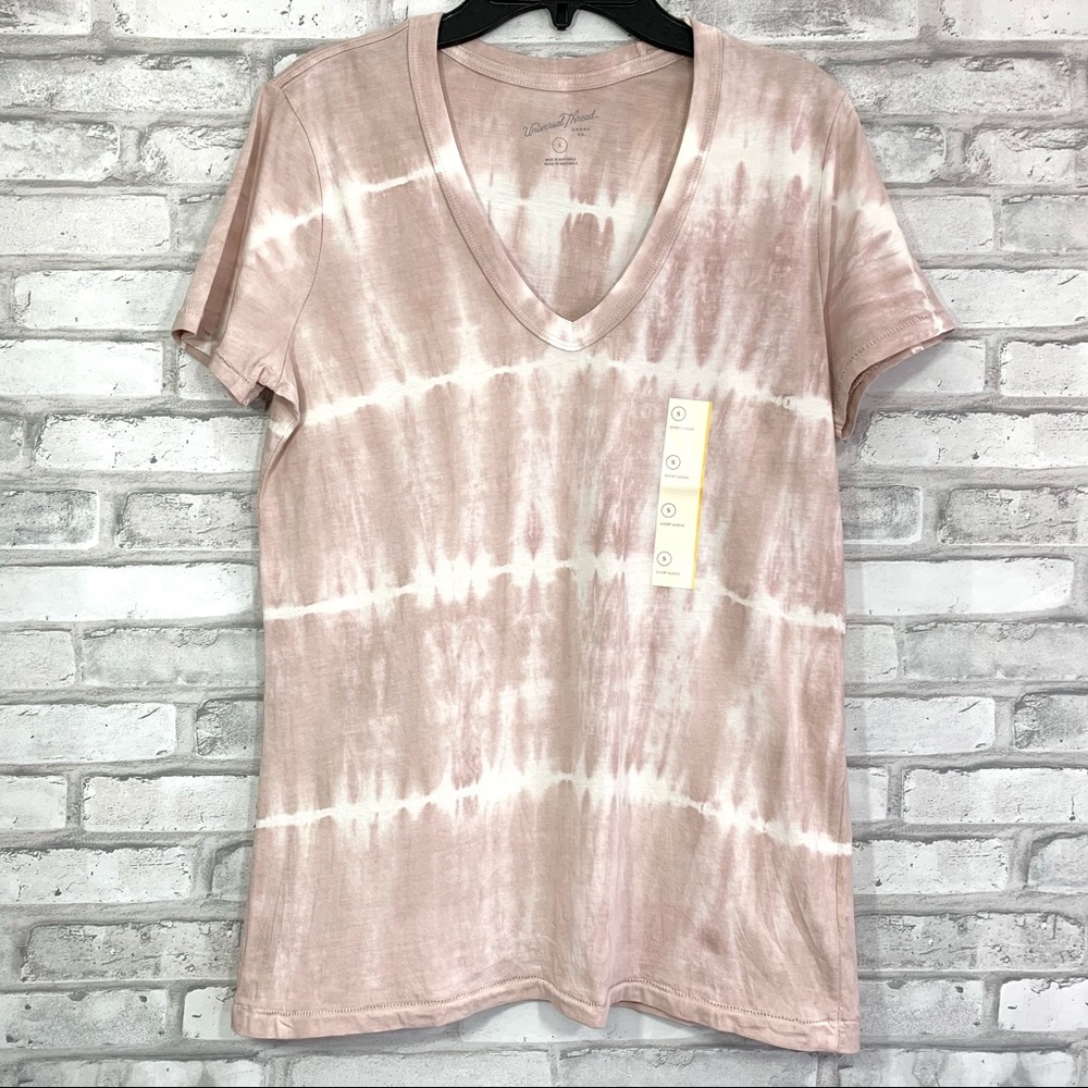 Universal Thread Women's Smoky Taupe Tie Dye T-Shirt - NWT